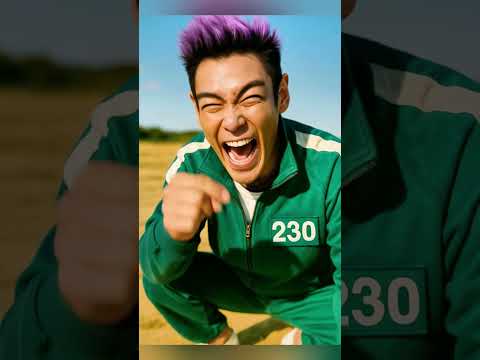 Thanos Fed Worms to Player 001 😱✅️#funny #squidgame #thanos