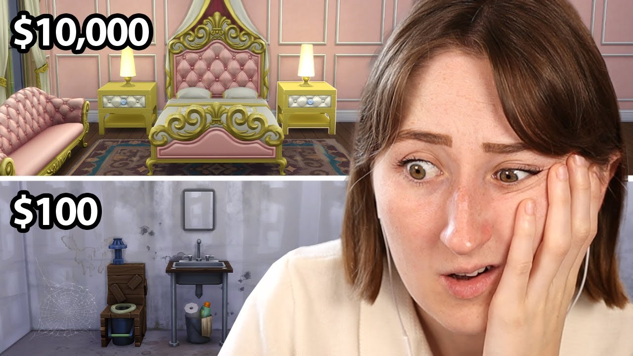 building in the sims, but each room is a *random budget*