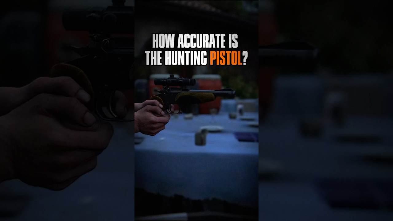 How Precise Is the Hunting Pistol? Find Out! 🎯