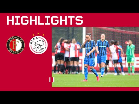 De allereerste Vrouwen Klassieker | Highlights Feyenoord - Ajax Vrouwen | Eredivisie Vrouwen