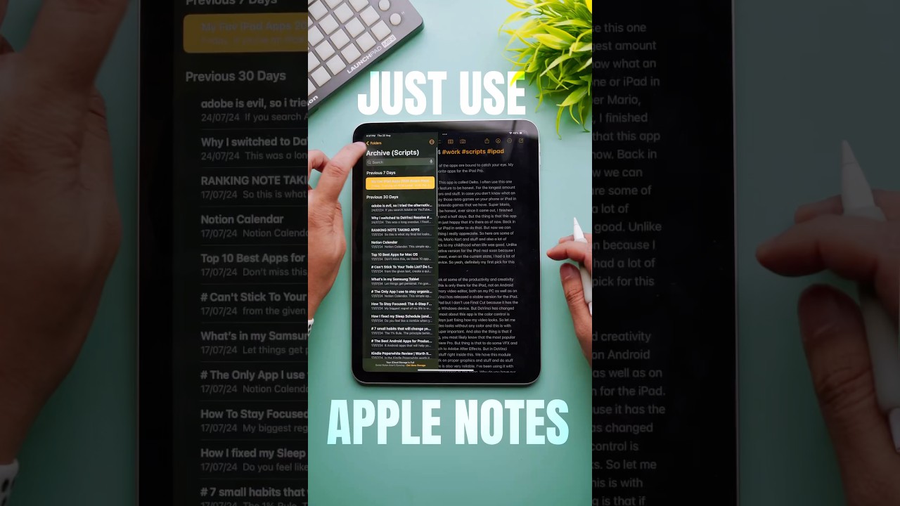 Why Apple Notes Could Be 2024's Top Note App 📝