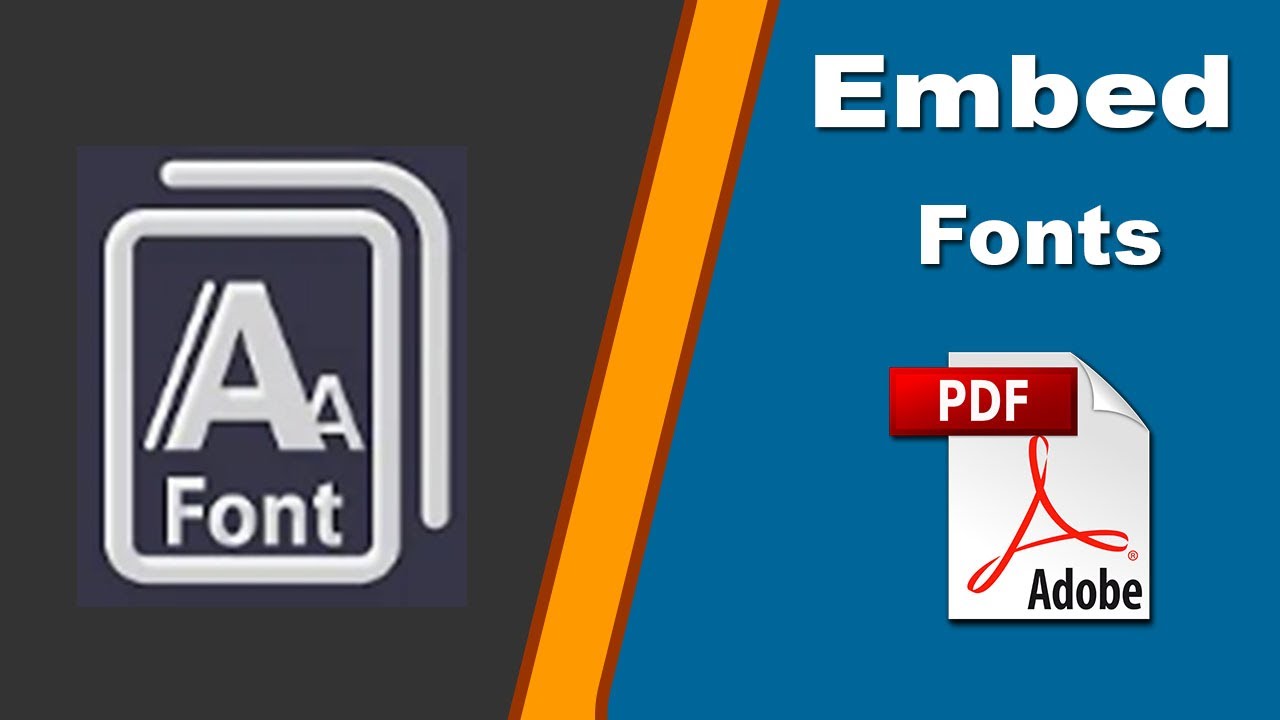 How to Embed Fonts from PDF Document with Adobe Acrobat Pro 2020
