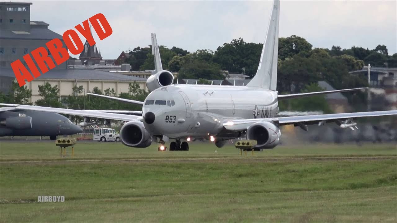 Boeing P-8 Poseidon Flight Demo at Farnborough ✈️