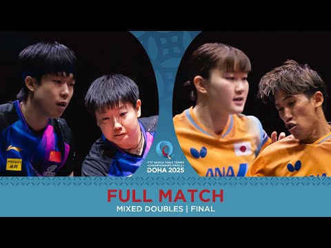 FULL MATCH | Wang/Sun vs Yoshimura/Odo | XD F | #ITTFWorlds2025