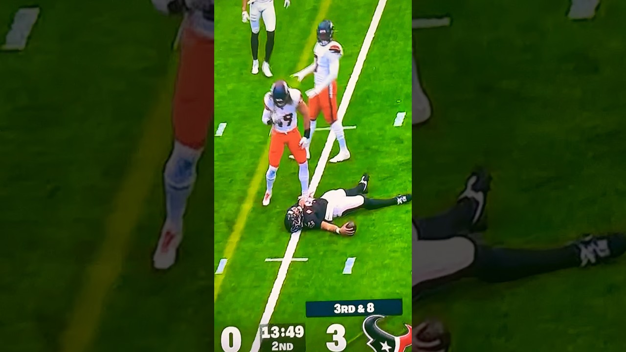 C.J. Stroud Takes a Hard Hit — Broncos vs Texans Highlights 🏈