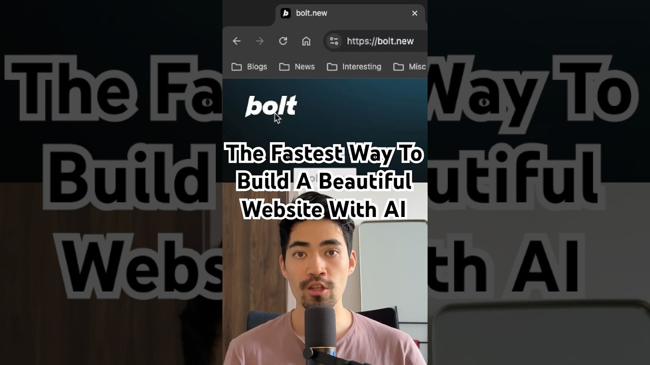 Create Stunning Websites Fast with AI: Step-by-Step Bolt.new Tutorial 🚀
