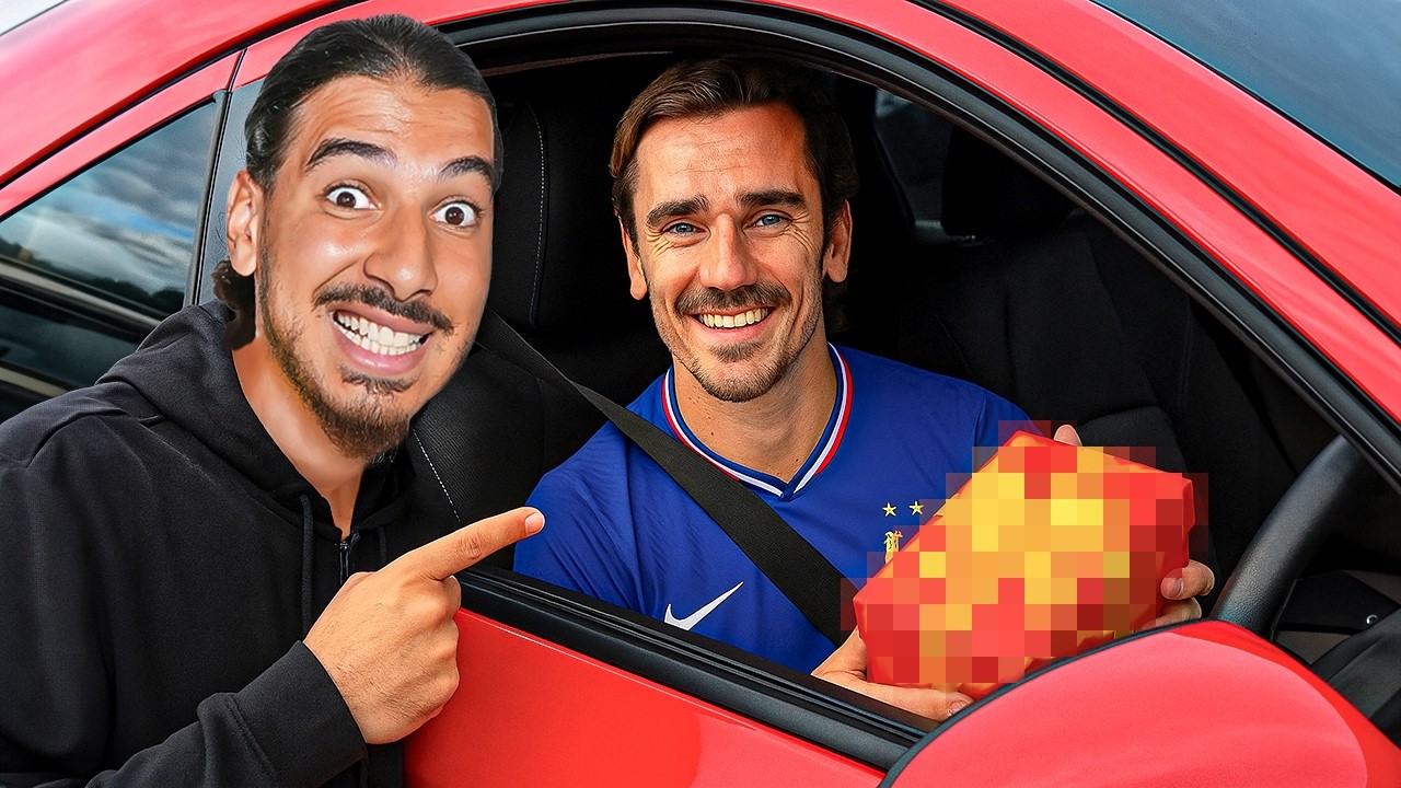 J'ai Surpris Griezmann avec un Cadeau Inattendu ! 🎁