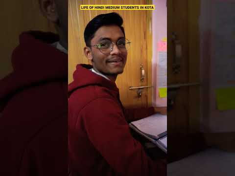 A day with Hindi Medium JEE & NEET Aspirants in Kota😇 | #motionkota #kotacoaching #jee #neet #shorts