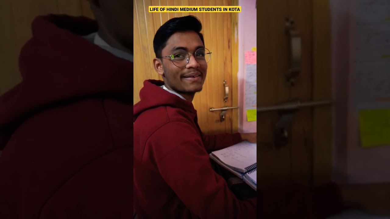 A Day in the Life of Hindi Medium JEE & NEET Aspirants in Kota! 😇