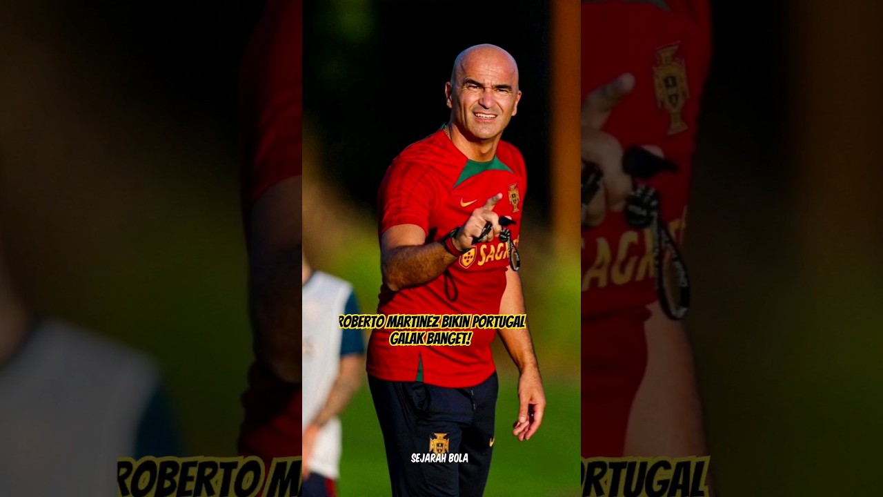 Di Belgia dianggap guru penjas, Roberto Martinez buktikan kualitas di Portugal!