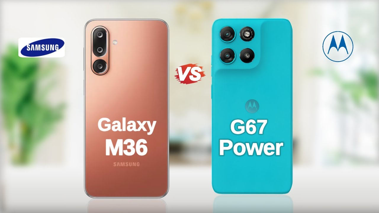 Galaxy M36 5g vs Moto G67 Power || Full Comparison