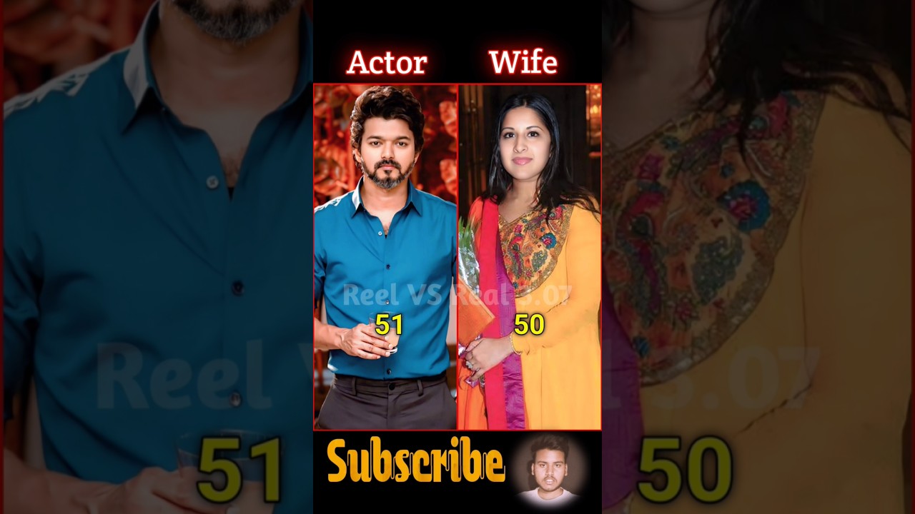 South Indian Actors' Wives' Ages 🥰