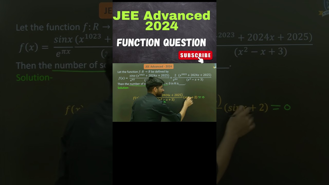 JEE Advanced 2024 Question Analysis | IIT JEE Mathematics