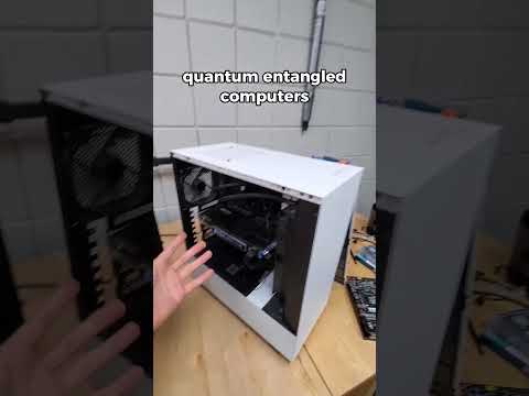 quantum entangled PCs #shorts