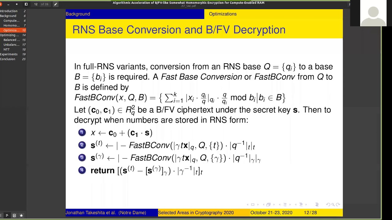 09. Boosting Homomorphic Encryption Speed for Compute-Enabled RAM π