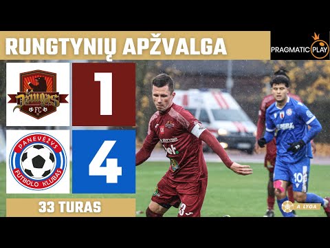 33 turo santrauka: „Džiugas“ – „Panevėžys“ (2025-10-26)