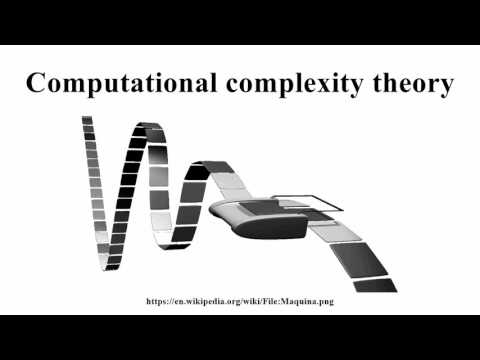 Computational complexity theory