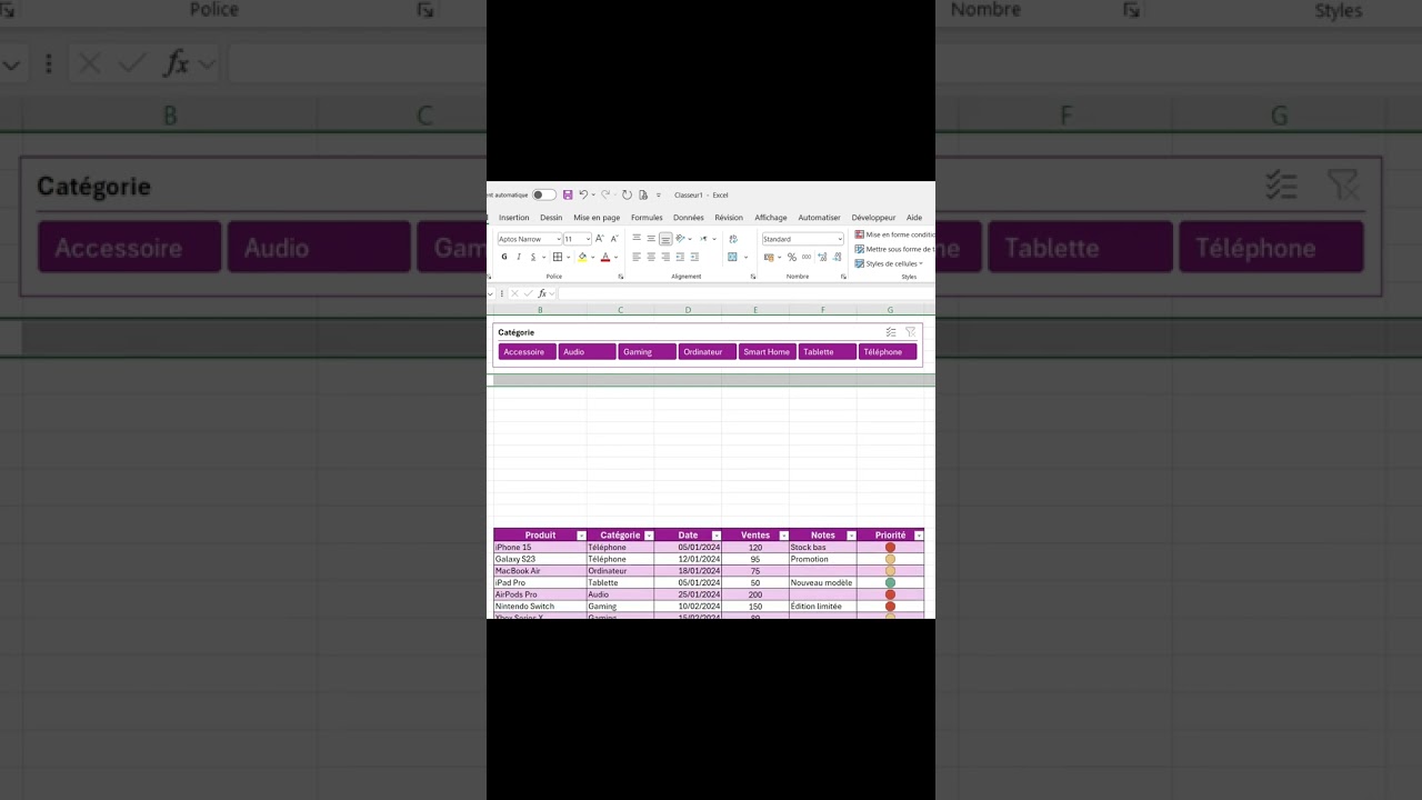Comment créer un Dashboard Interactif Facilement dans Excel 🚀