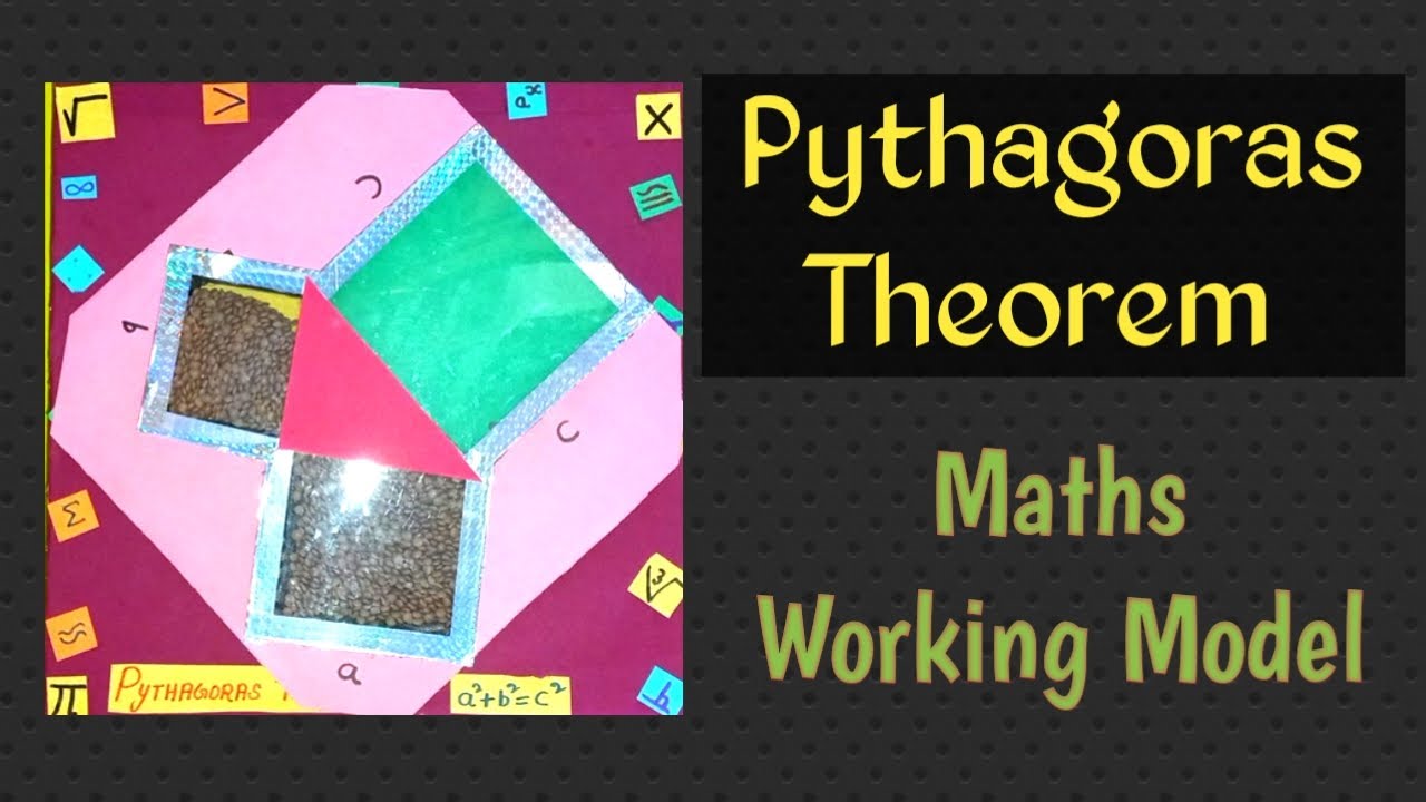 Easy Pythagoras Theorem Model for School Projects & Exhibitions 📐