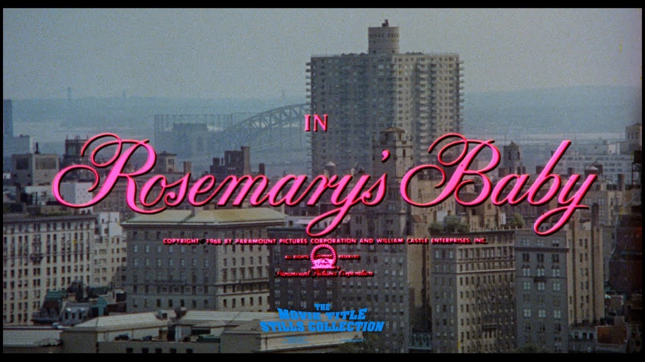Rosemary's Baby (1968) title sequence