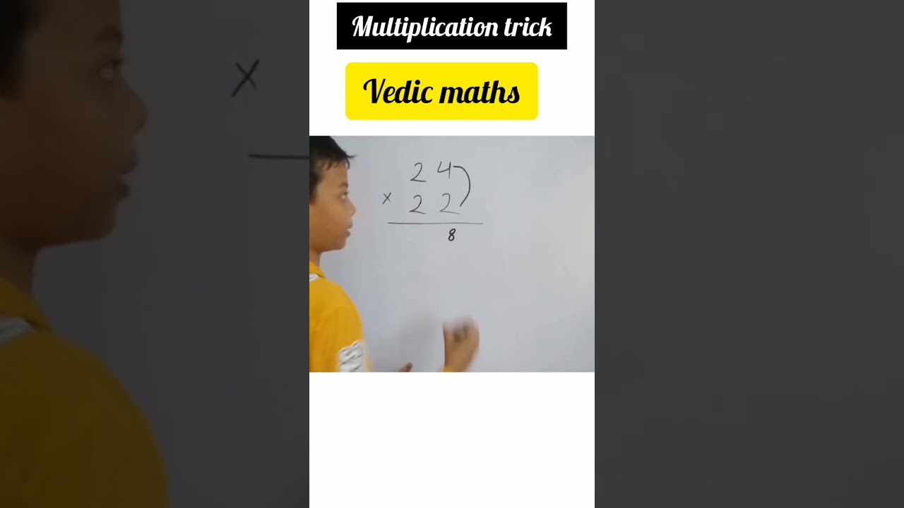 Vedic Math Trick for 2-Digit Multiplication ✖️