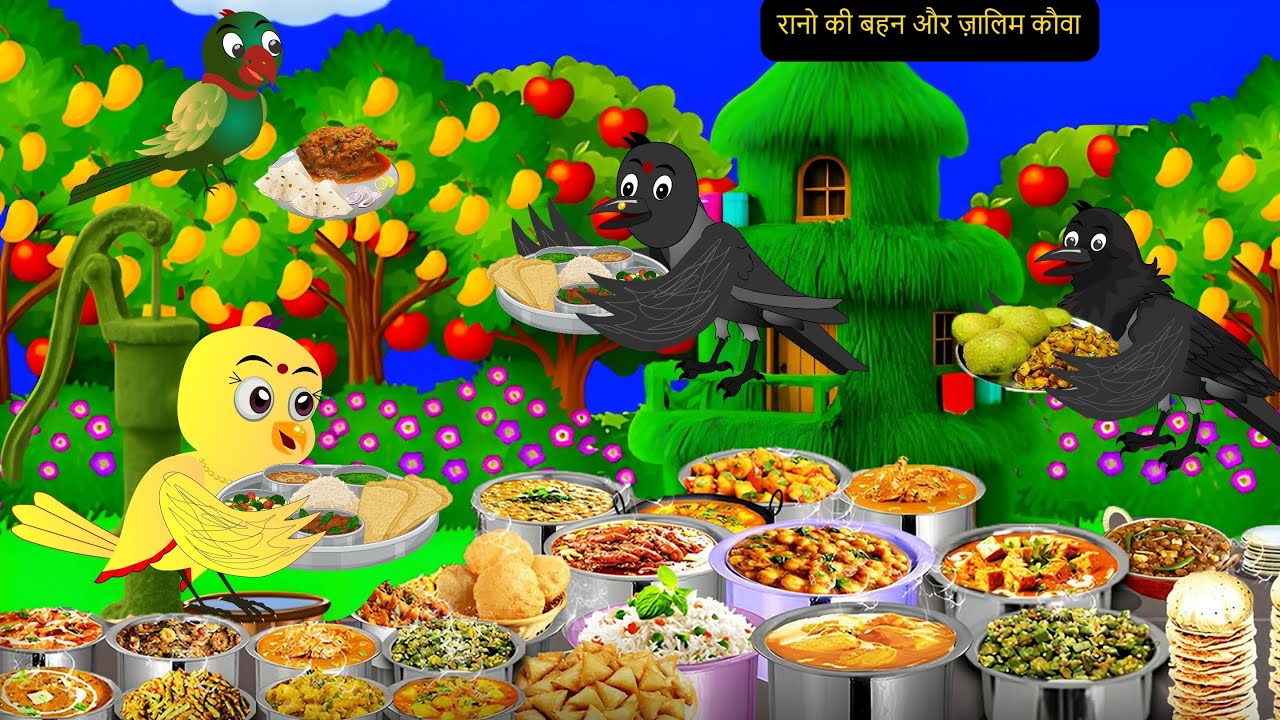 Rano Chidiya Wala Cartoon 🐦 | Fun Hindi Chidiya Kahani for Kids | Chichu TV