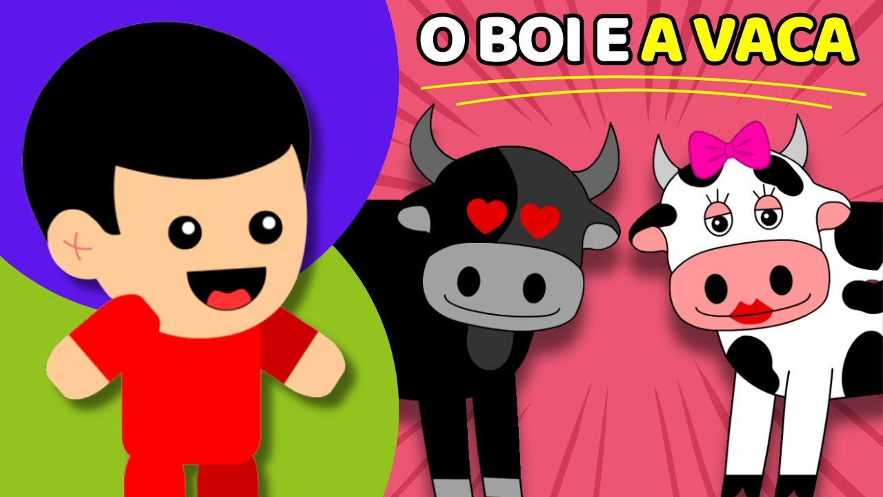 Diversão Garantida com O Boi e a Vaca - Música Infantil Animada 🐄
