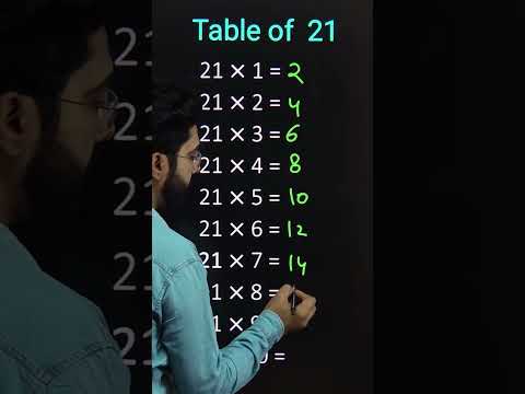 Table 21 trick | #tricks #maths #shorts #short #table21 #katarsinghclasses #youtubeshorts