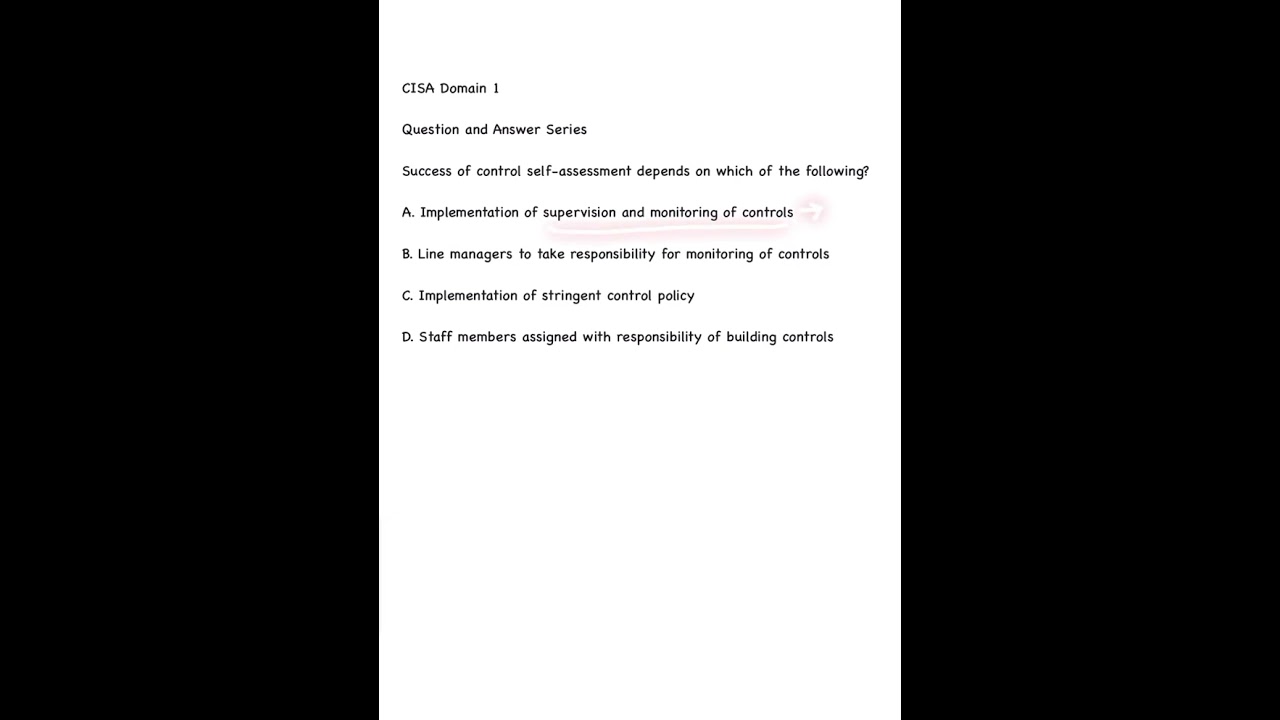 CISA Exam | Question and Answer Series #6