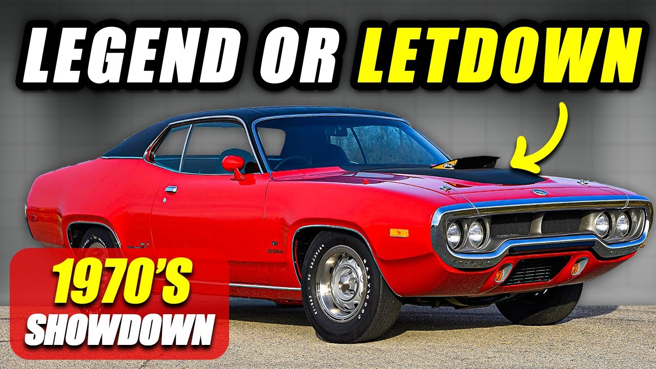 8 Top 7 Best & 8 Worst 1970s Muscle Cars 🚗