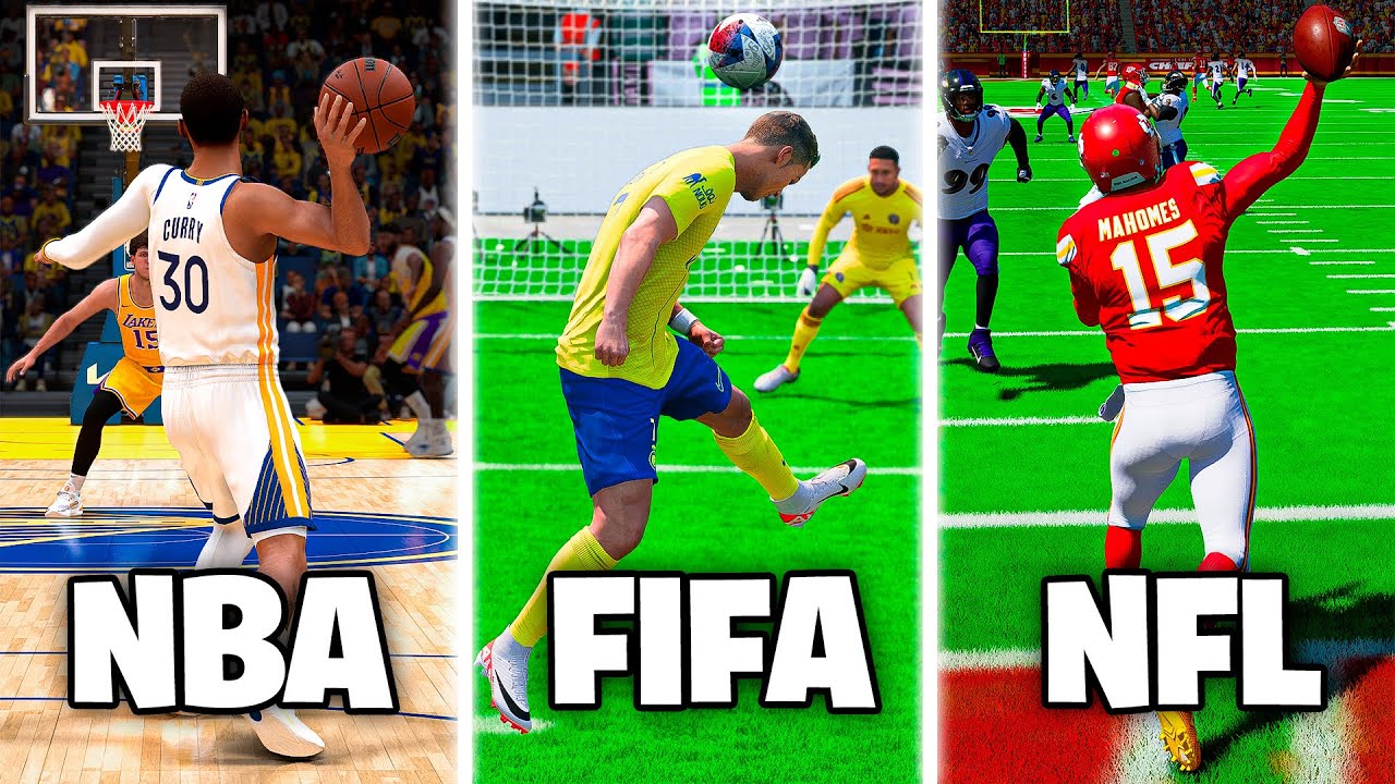 Scoring 1 Impossible Shot in Every Sport 🎯