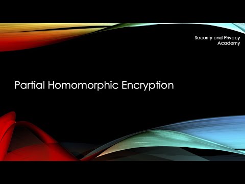Partial Homomorphic Encryption explained