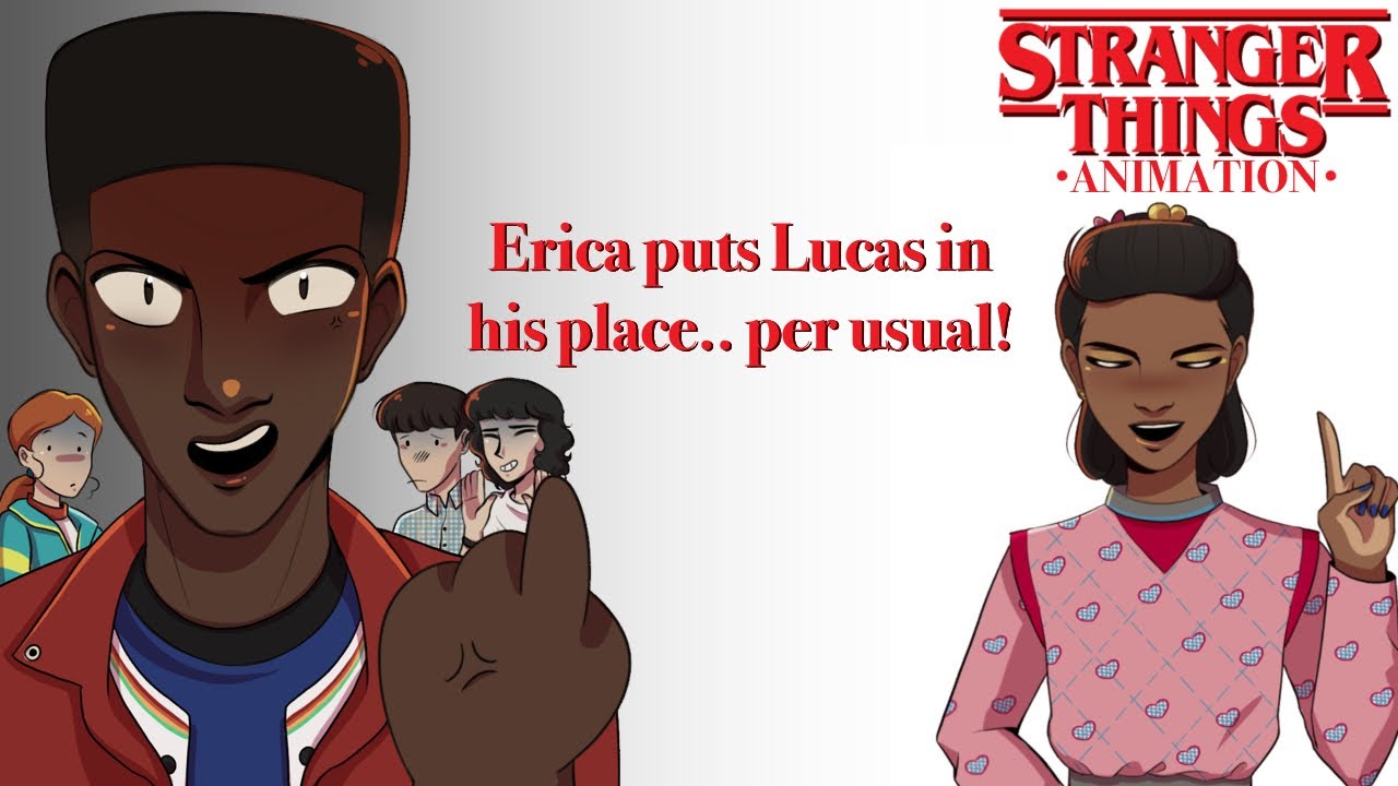 Erica Confronts Lucas in Stranger Things Animation