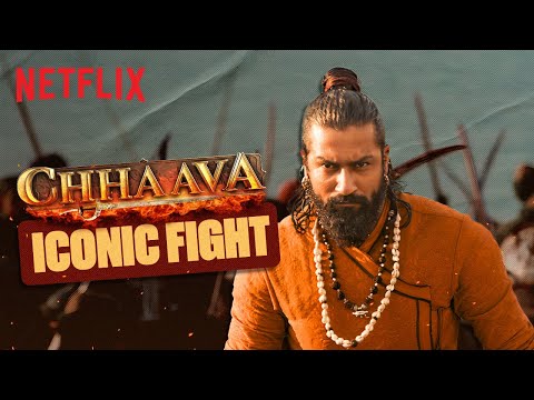 Vicky Kaushal's Most EPIC Fight Sequence In & As #Chhaava 🔥 | Netflix India