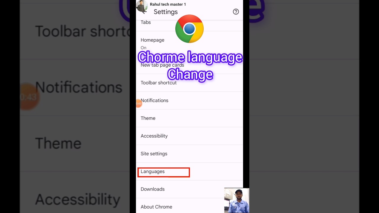 Chrome Browser Language Change Guide 🌐