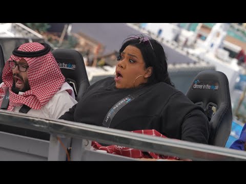 انهيار وصريخ شيماء سيف فى مقلب المطعم الطائر - رامز نيفر اند