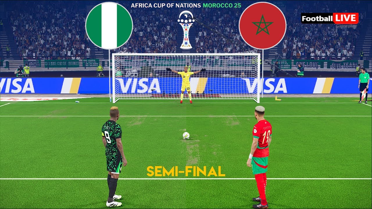 Nigeria vs Morocco - AFCON 2025 Semi-final Penalty Shootout ⚽