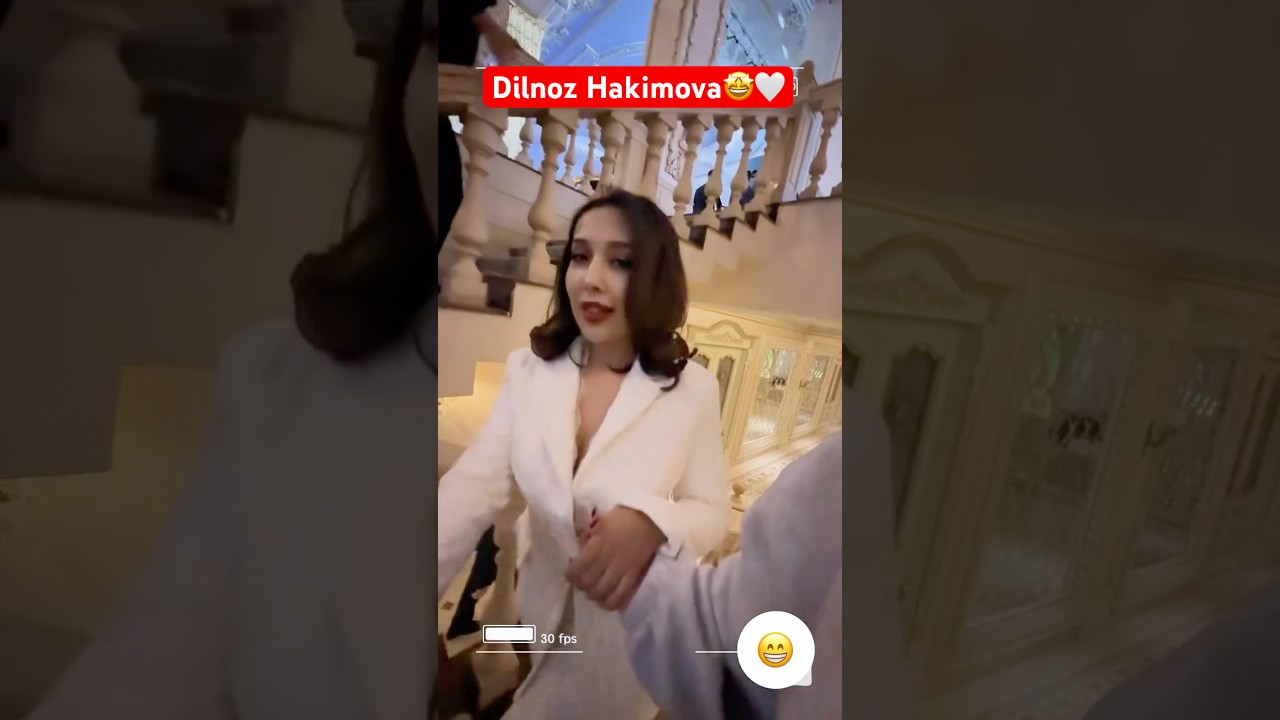 Dilnoz Hakimova's Stunning Entrance at the Wedding 🎉