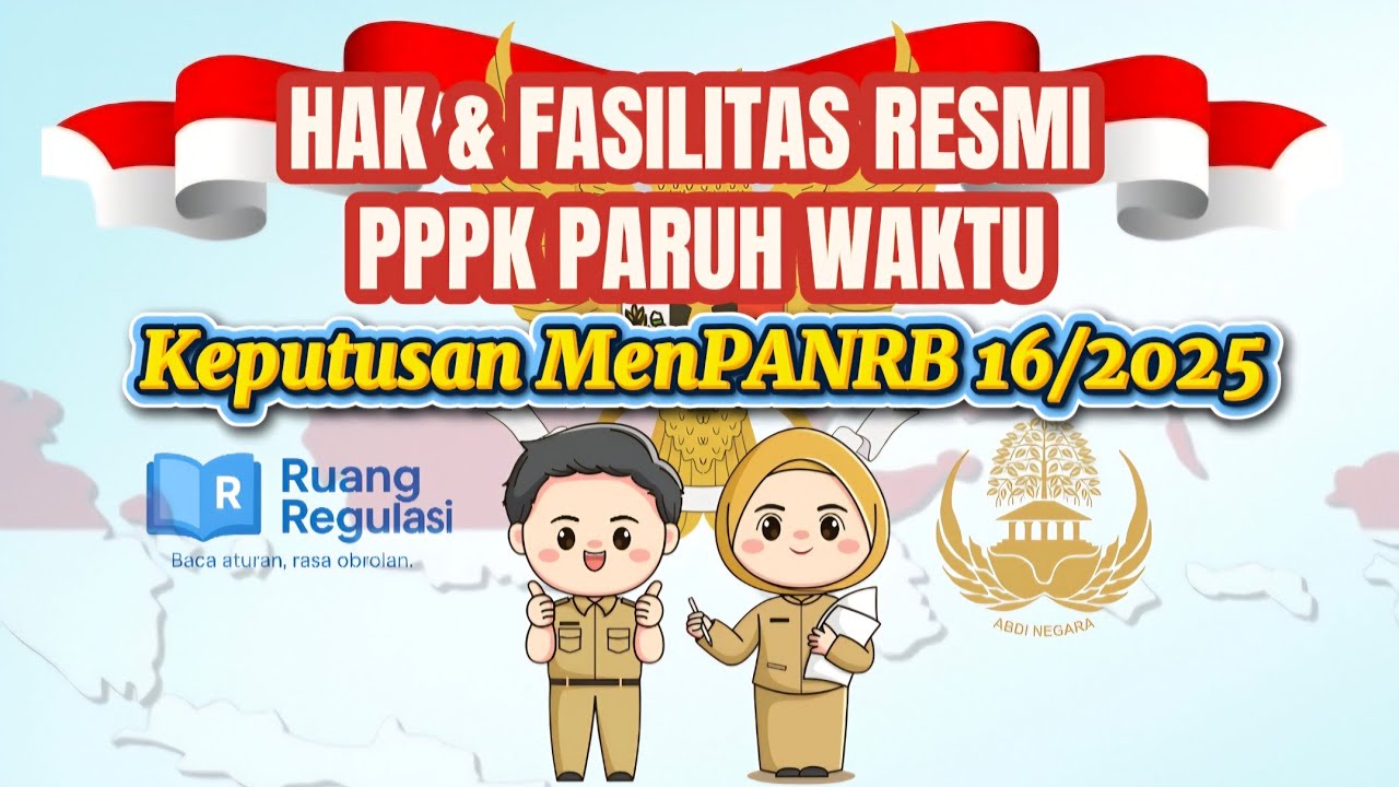 Skema PPPK Paruh Waktu Resmi MenpanRB 16/2025