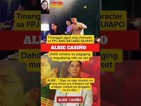 ALBIE CASIÑO TANGGAL NA SA FPJ ANG BÂTÁNG QUIAPO #shorts
