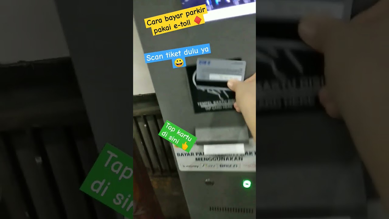 Bayar Parkir Mudah Pakai E-Toll 🚗