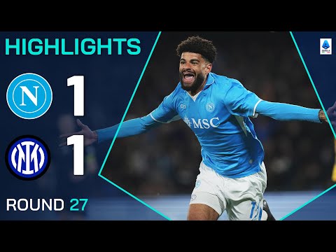 NAPOLI-INTER 1-1 | HIGHLIGHTS | Late Billing Equaliser Earns Point For Napoli | Serie A 2024/25