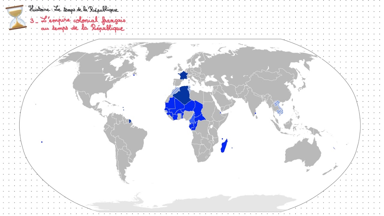 L’empire colonial français durant la République - Histoire CM2