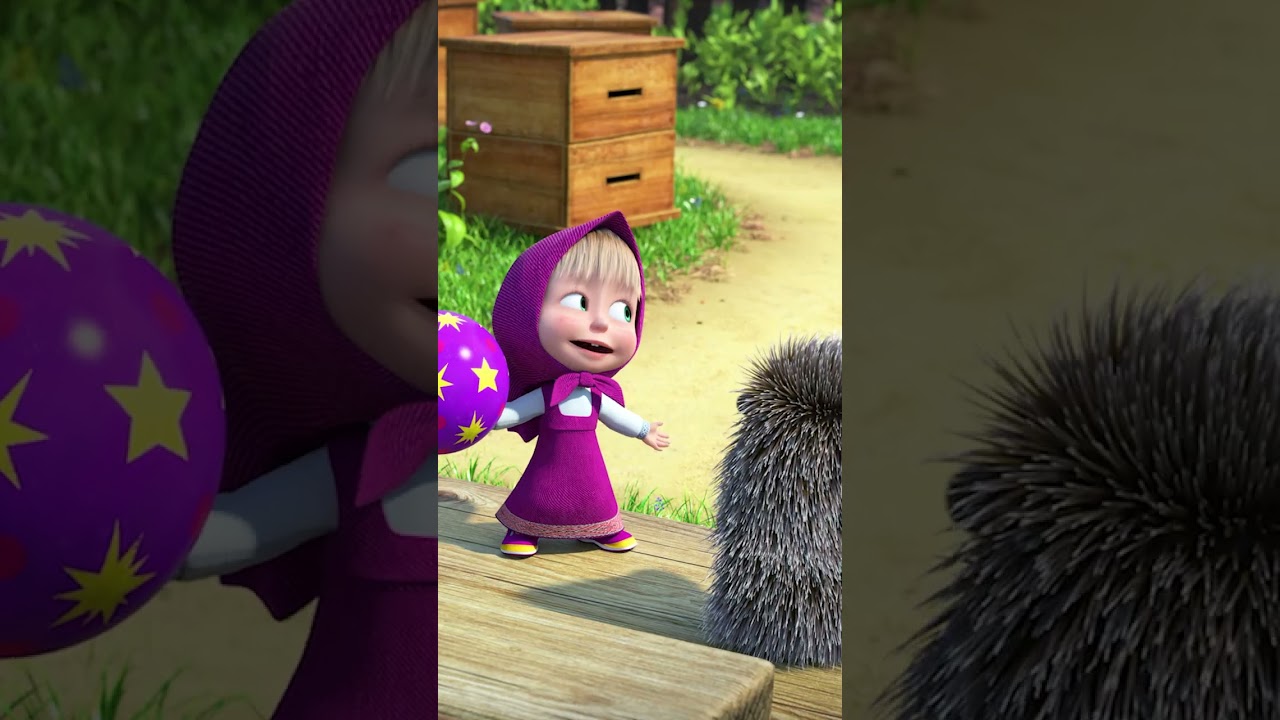 Cuando los niños quieren jugar🦔  #Shorts #mashabear #mashaoso #shortsfeed #niños