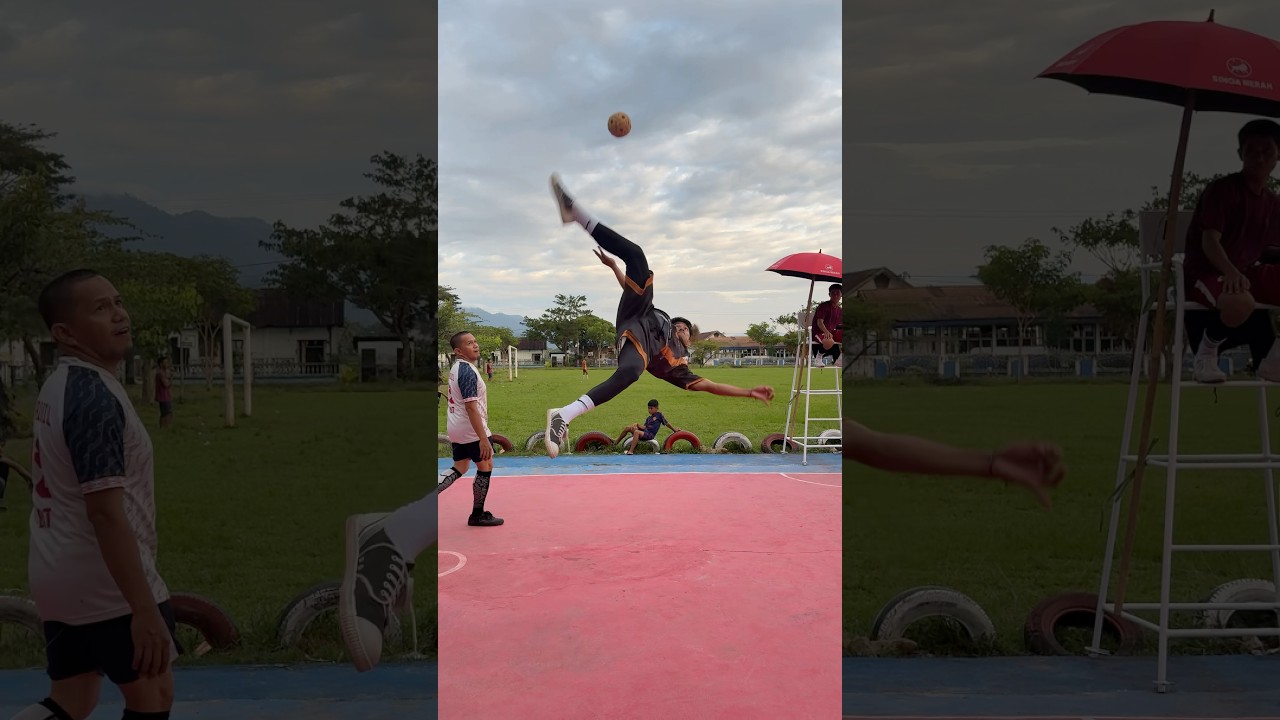 Menari di Udara 🤯 #SepakTakraw