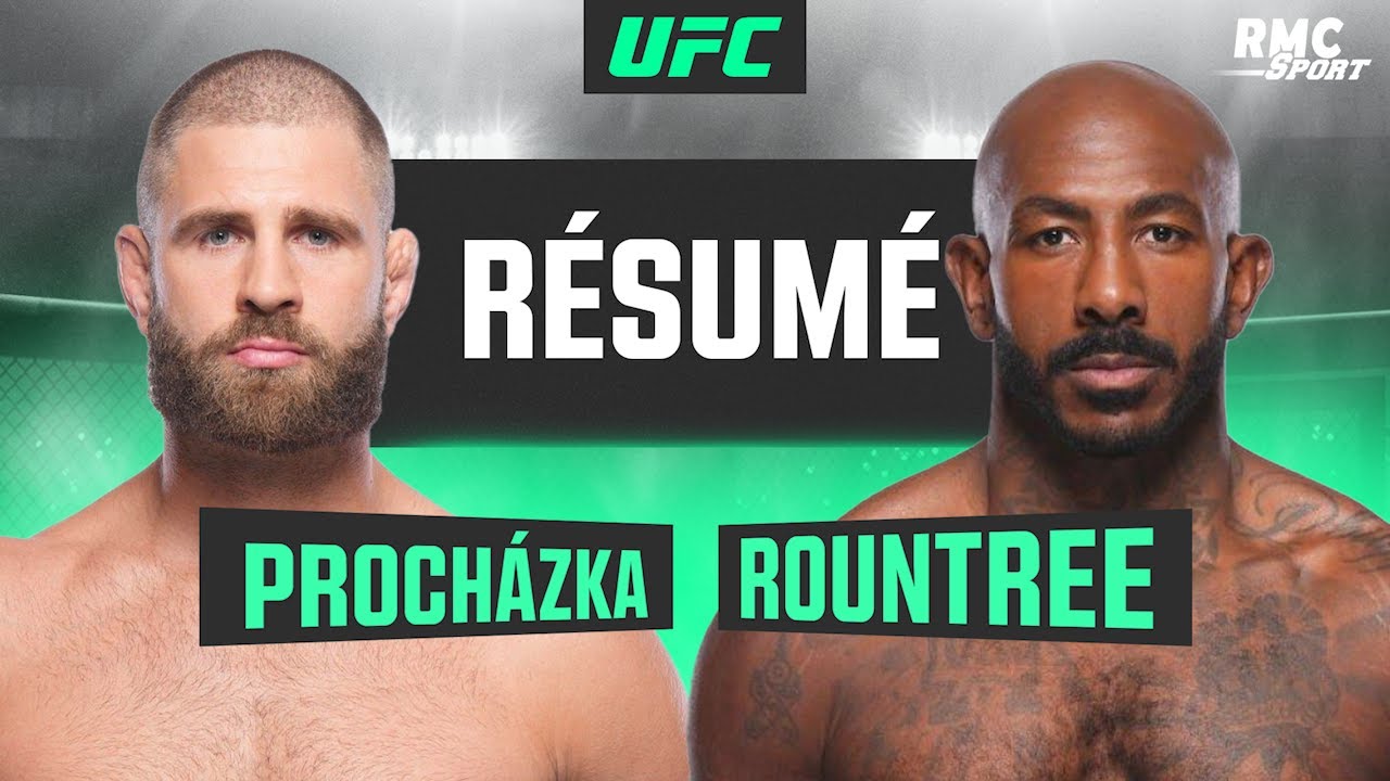 Résumé UFC 320 : Rountree vs Procházka, un combat spectaculaire et une fin brutale !
