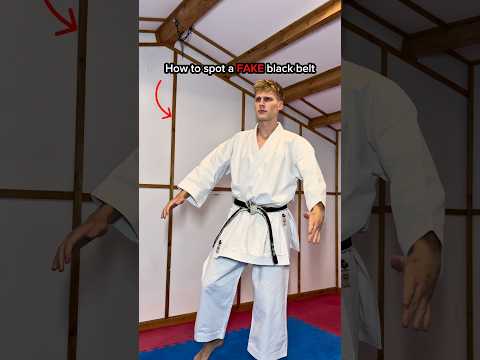 How to spot a FAKE black belt…