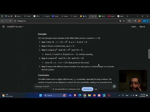 Cryptography   reading together on Miller Rabin primality test