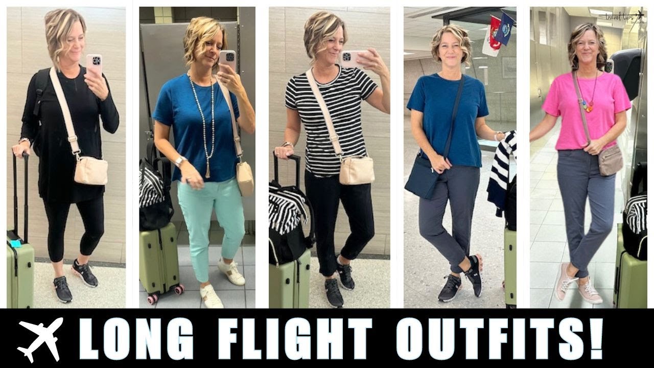 Comfortable Outfits for Long Flights ✈️