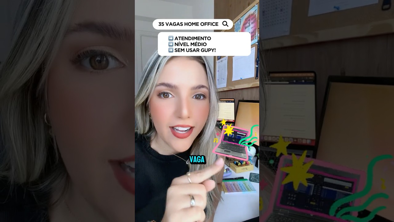 Vaga Home Office para Nível Médio sem Experiência 💻